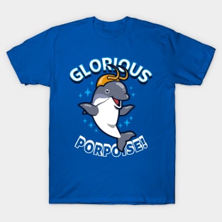 Cute Loki Superhero Quote Kawaii Porpoise Animals T-Shirt